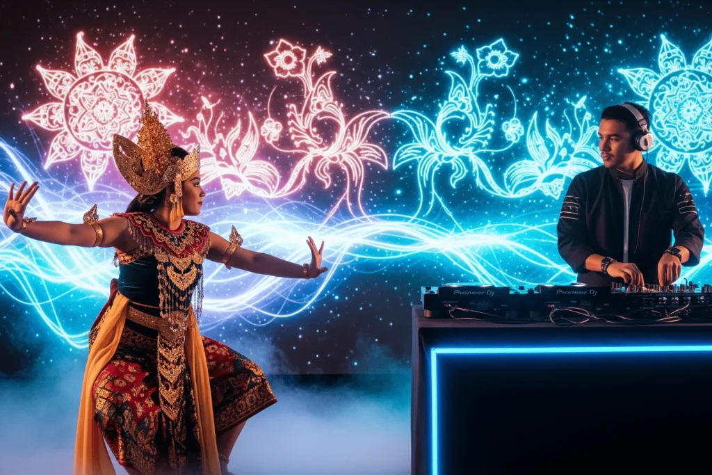 kolaborasi lagu daerah dengan beat elektronik untuk iklan